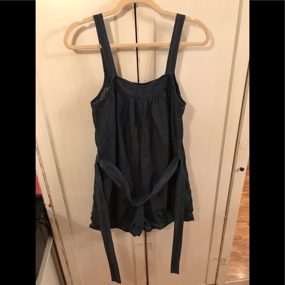 Forever 21 Denim Style Shorts Romper - Picture 12 of 13